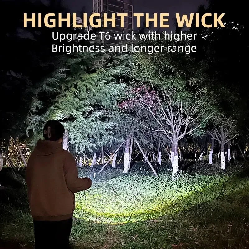 New Ultra Powerful Flashlight 3 Core LED Mini Tactical Flashlight