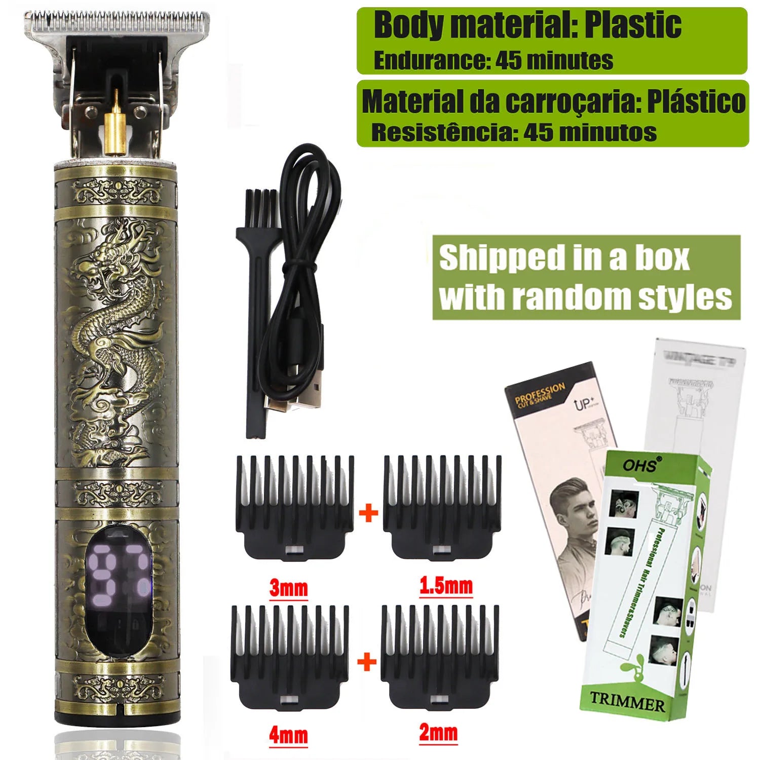 T9 Hair Clipper Repair Beard Shaving Body Hair Electric Machine