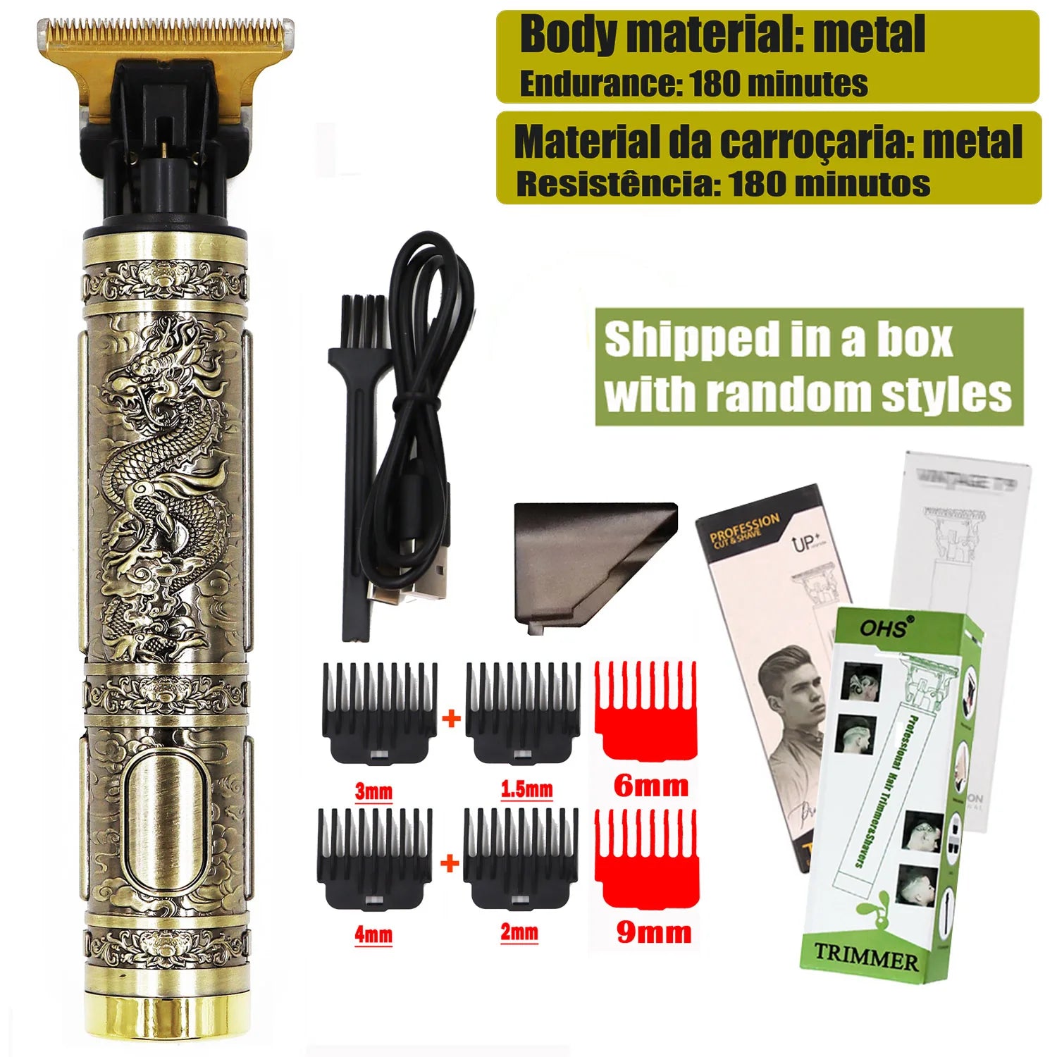 T9 Hair Clipper Repair Beard Shaving Body Hair Electric Machine