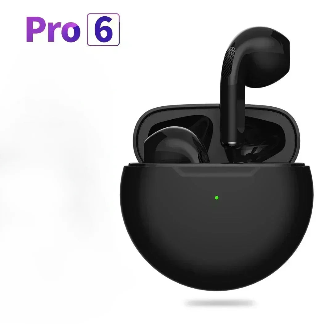 NEW Pro 6 TWS Wireless Headphones with Mic Fone Bluetooth Earphones
