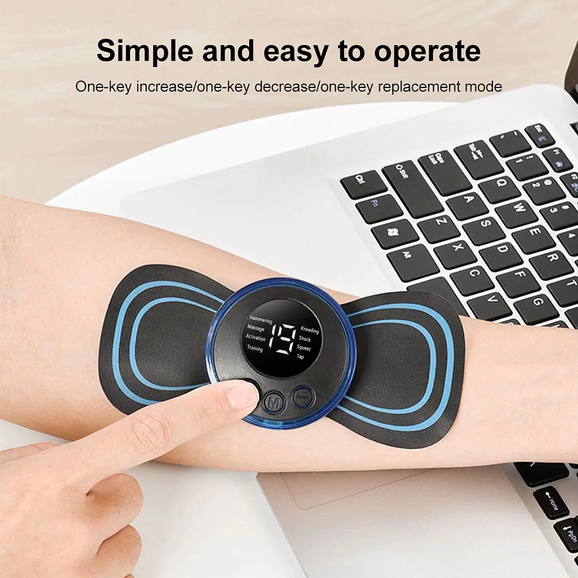 Neck Massager Mini Electric Neck Massage EMS Cervical Back