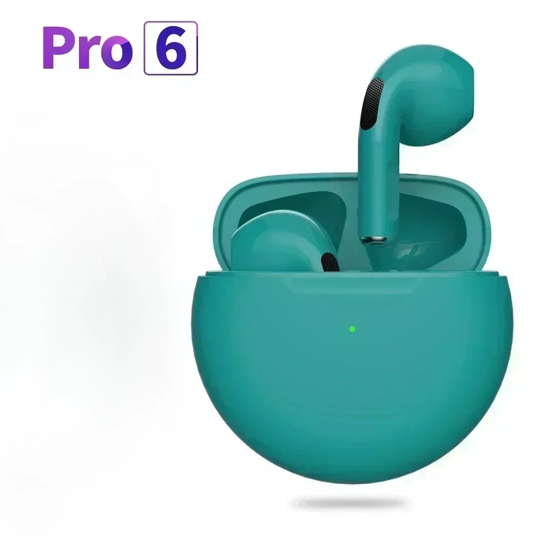 NEW Pro 6 TWS Wireless Headphones with Mic Fone Bluetooth Earphones
