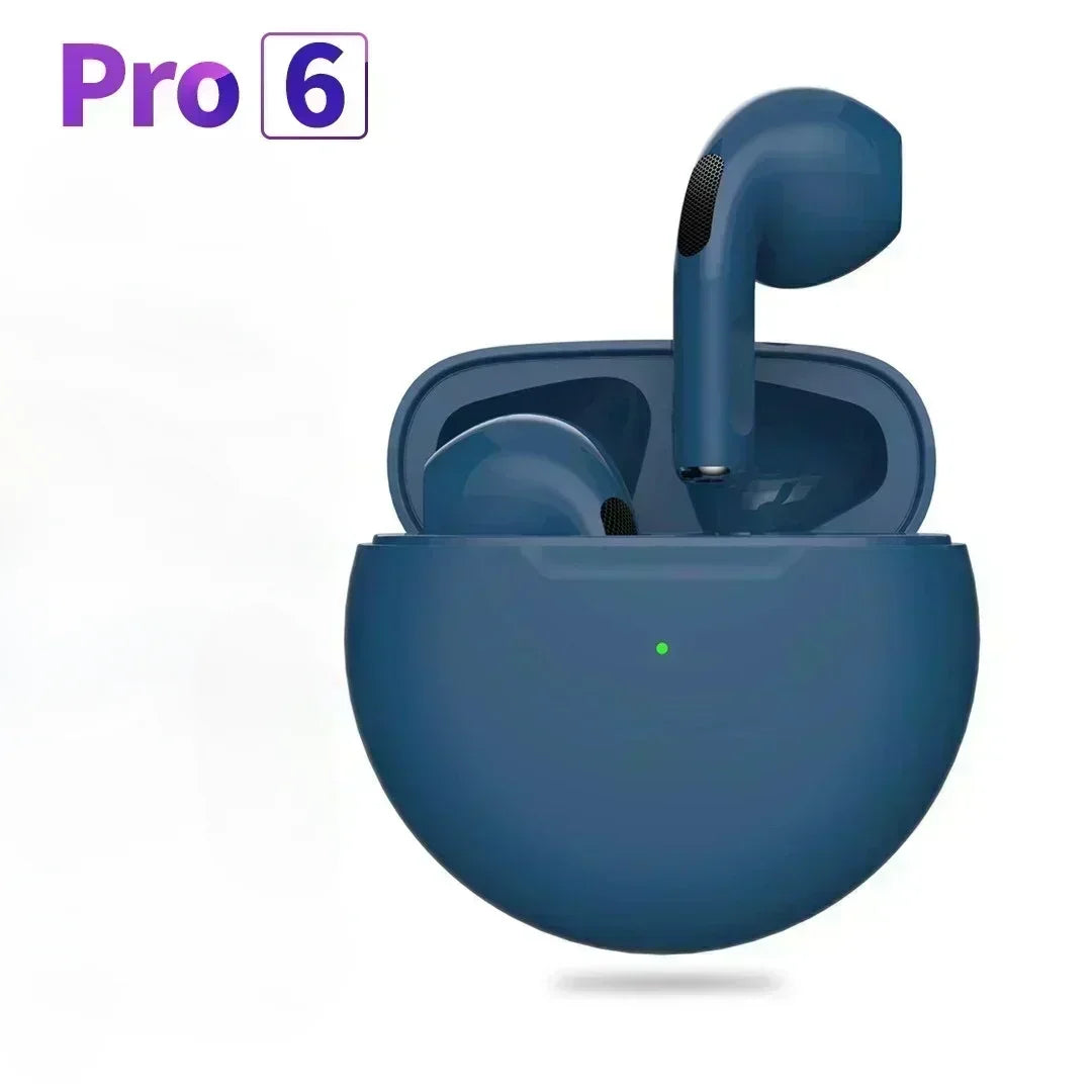 NEW Pro 6 TWS Wireless Headphones with Mic Fone Bluetooth Earphones