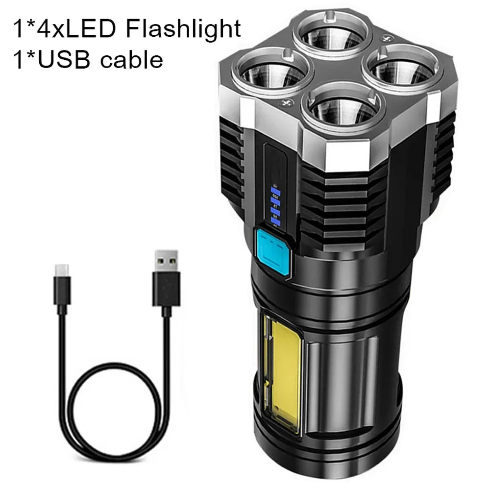 Led Mini Diving Rechargeable High Lumens Torch Long Range