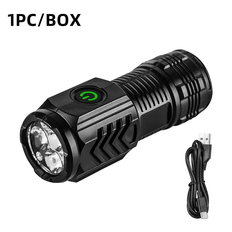 New Ultra Powerful Flashlight 3 Core LED Mini Tactical Flashlight