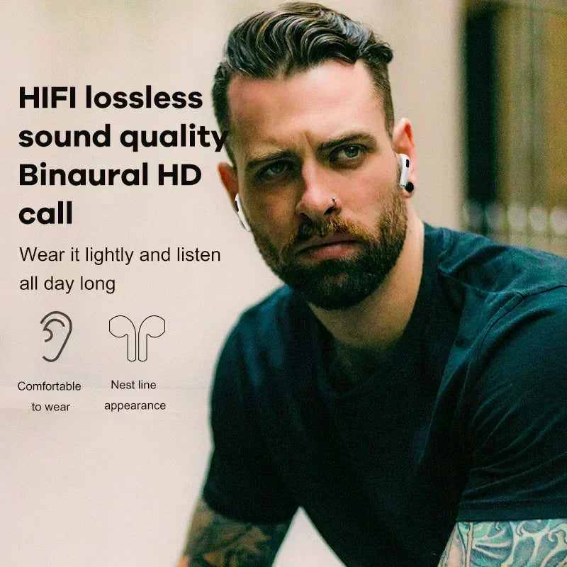 NEW Pro 6 TWS Wireless Headphones with Mic Fone Bluetooth Earphones