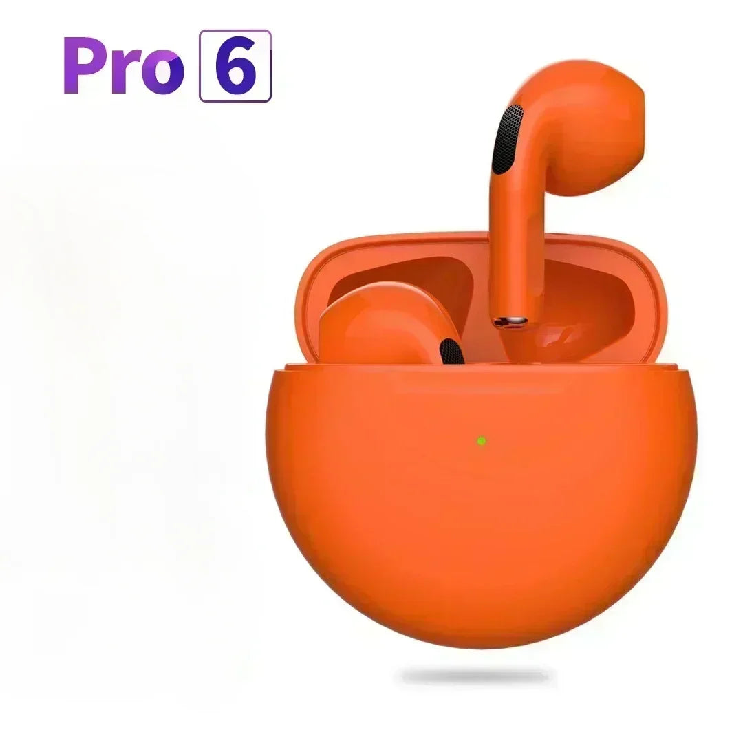 NEW Pro 6 TWS Wireless Headphones with Mic Fone Bluetooth Earphones