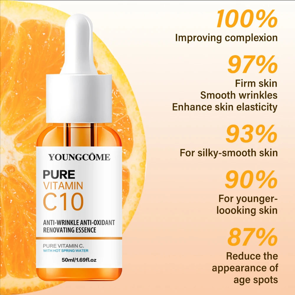 Vitamin C Facial Essence Hyaluronic Acid Dark Skin Brighten Serum