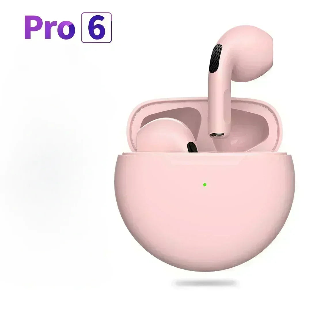 NEW Pro 6 TWS Wireless Headphones with Mic Fone Bluetooth Earphones