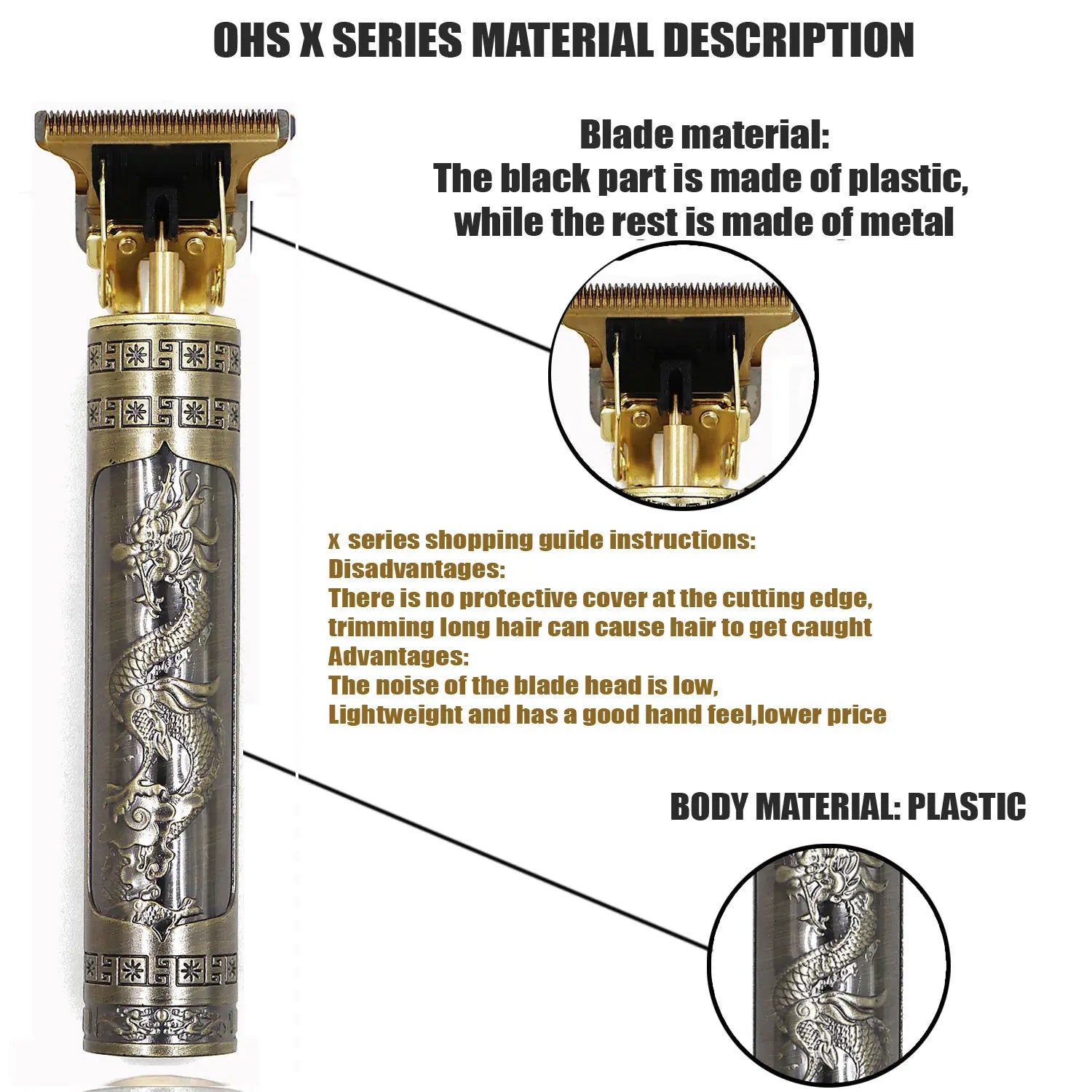 T9 Hair Clipper Repair Beard Shaving Body Hair Electric Machine