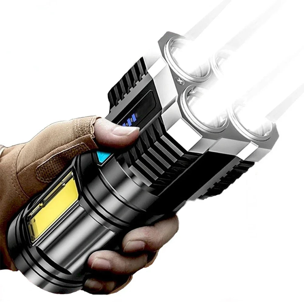 Led Mini Diving Rechargeable High Lumens Torch Long Range