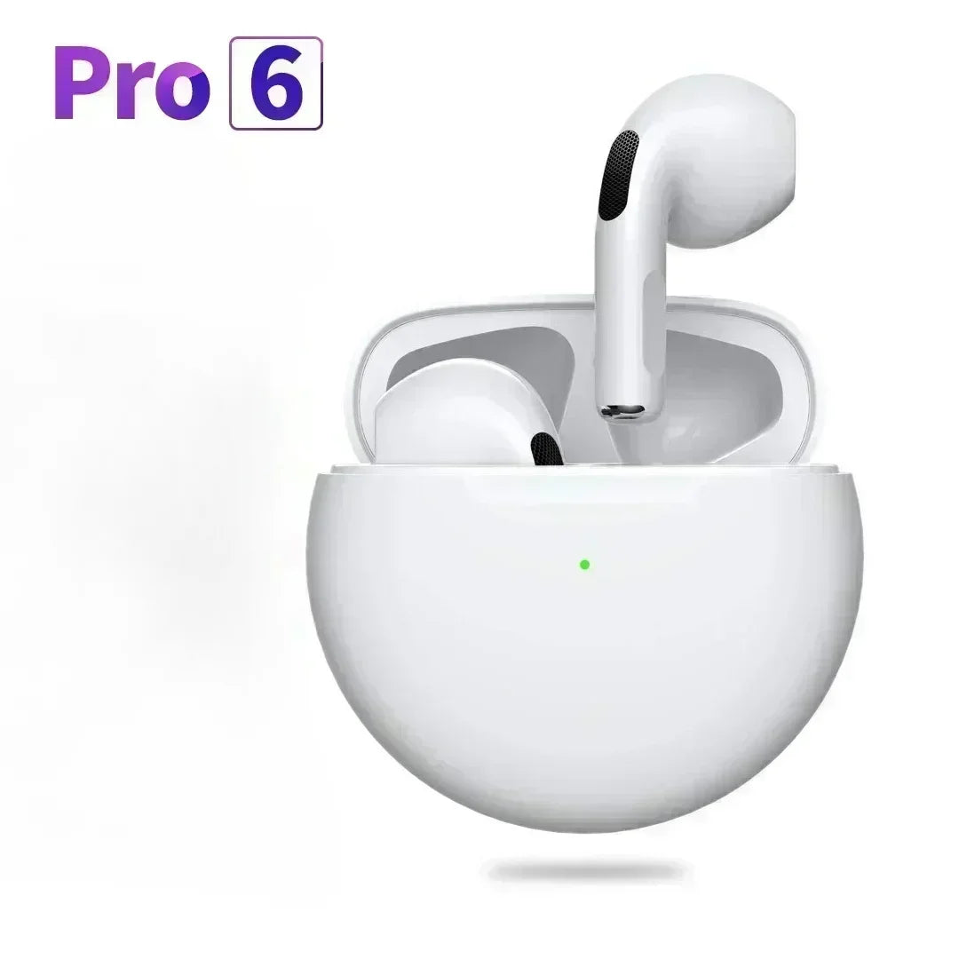 NEW Pro 6 TWS Wireless Headphones with Mic Fone Bluetooth Earphones