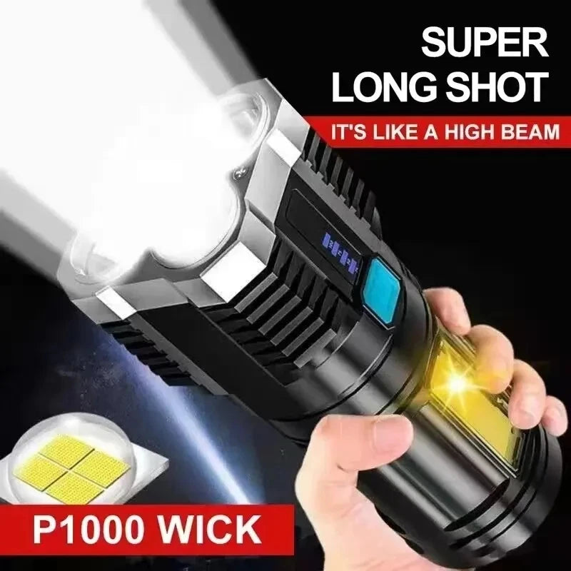 Led Mini Diving Rechargeable High Lumens Torch Long Range