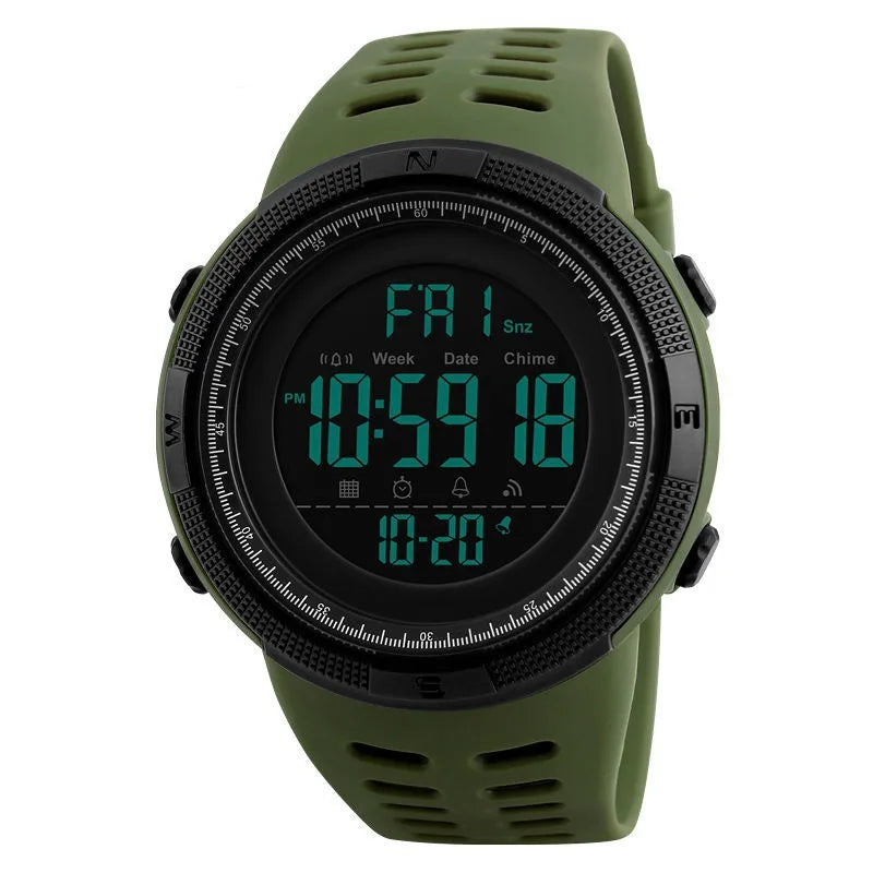 Electronic Watch For Mens Military Sports Watches Luminous Multifunction